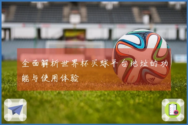全面解析世界杯买球平台地址的功能与使用体验